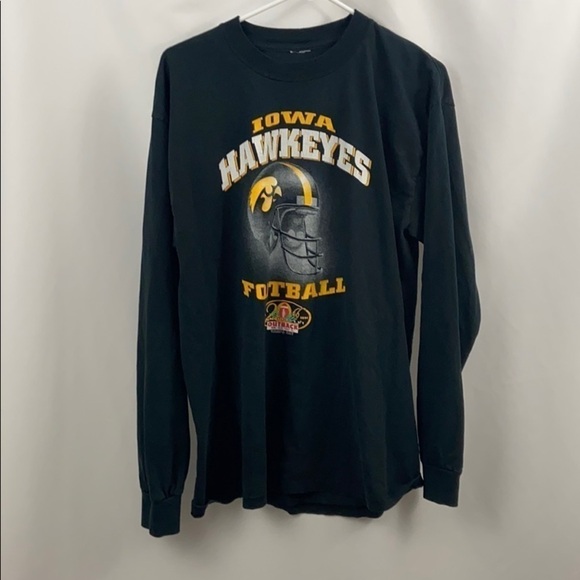 Iowa Hawkeyes Football 2006 Sz L Long Sleeve Shirt - Picture 10 of 10